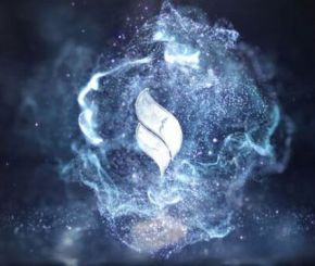 AE模板-粒子冲击Logo动画 Winter Particles Logo Reveal