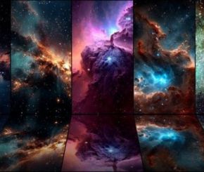 5组宇宙星云粒子视频素材 Cosmos Backgrounds Pack