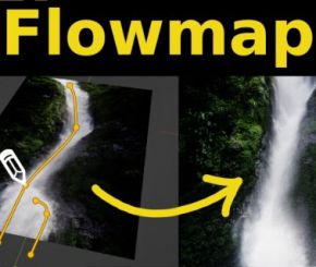 Blender图片三维流动特效资产预设 Procedural Flowmap V2.0 + 使用教程