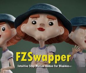 Blender定格动画制作插件 FZSwapper v1.6