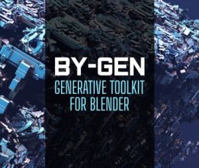 Blender参数程序化抽象模型生成器插件 By-Gen v9.2 + Generators Lab