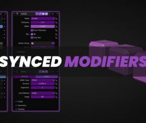 Blender多模型加效果器插件 Synchronize Modifiers V2.2.0