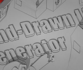 Blender手绘线条风格生成器插件 Hand Drawn Line Generator V2.4