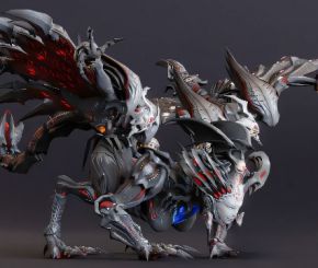 狂战士游戏角色人物武器3D模型 TERA Characters and Weapons Models (Blender格式)