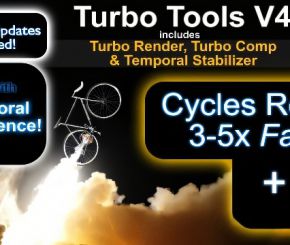 Blender快速渲染插件 Turbo Tools V4.1.1 + V3.1.0